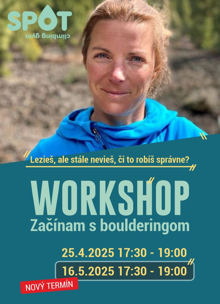 Workshop - Začínam s boulderingom | Spot