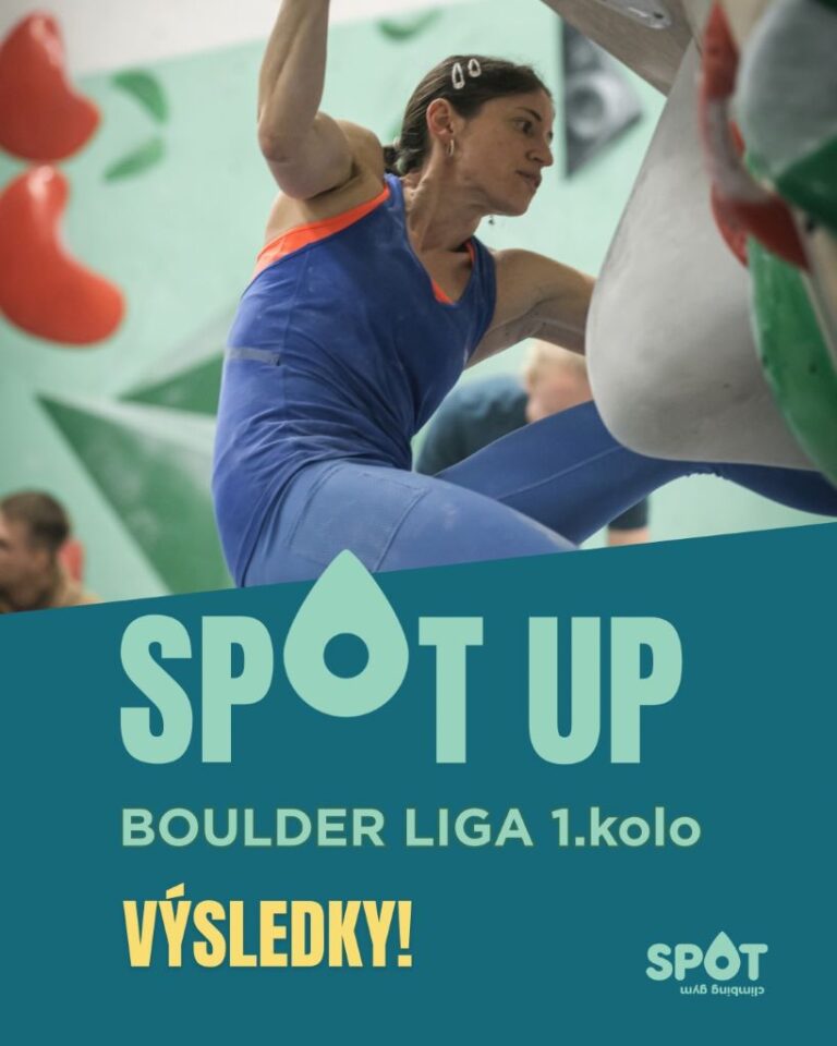 Výsledky 1. kolo Spot Up Boulder Liga